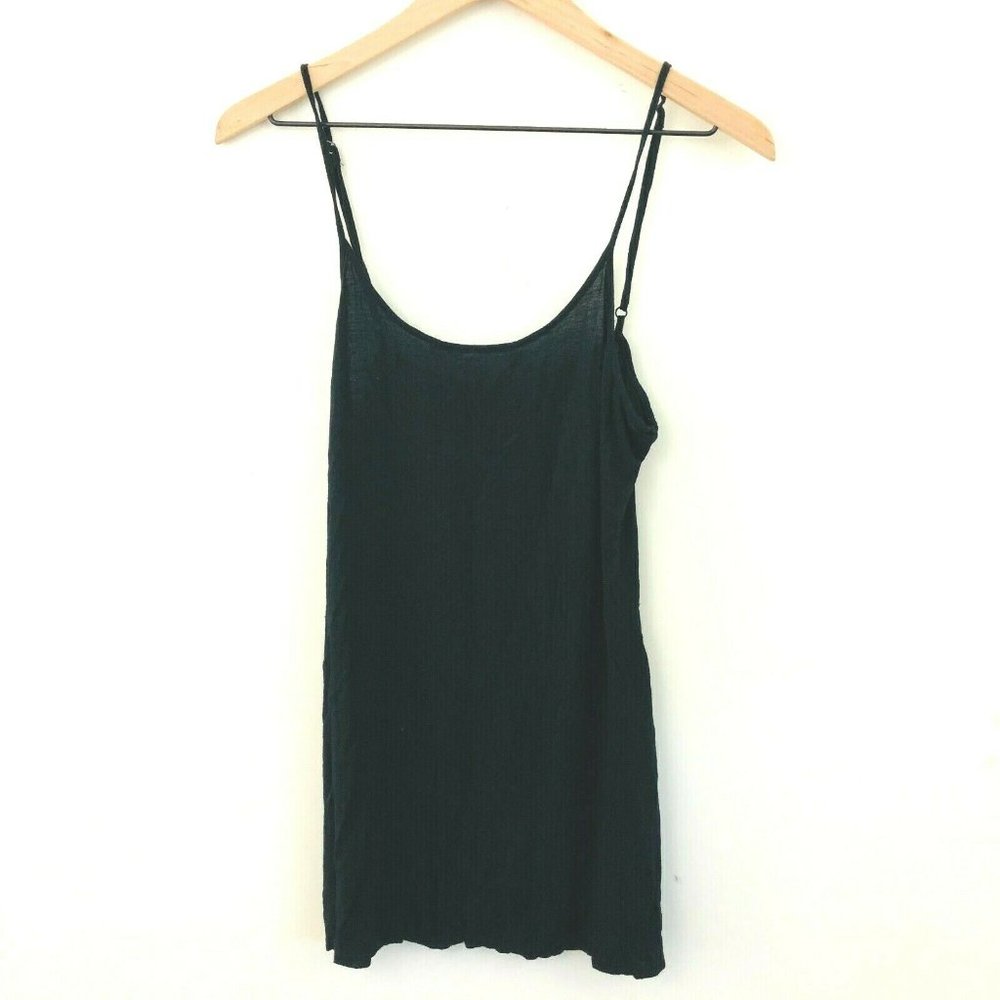 Free People Black Cami Mini Slip Dress